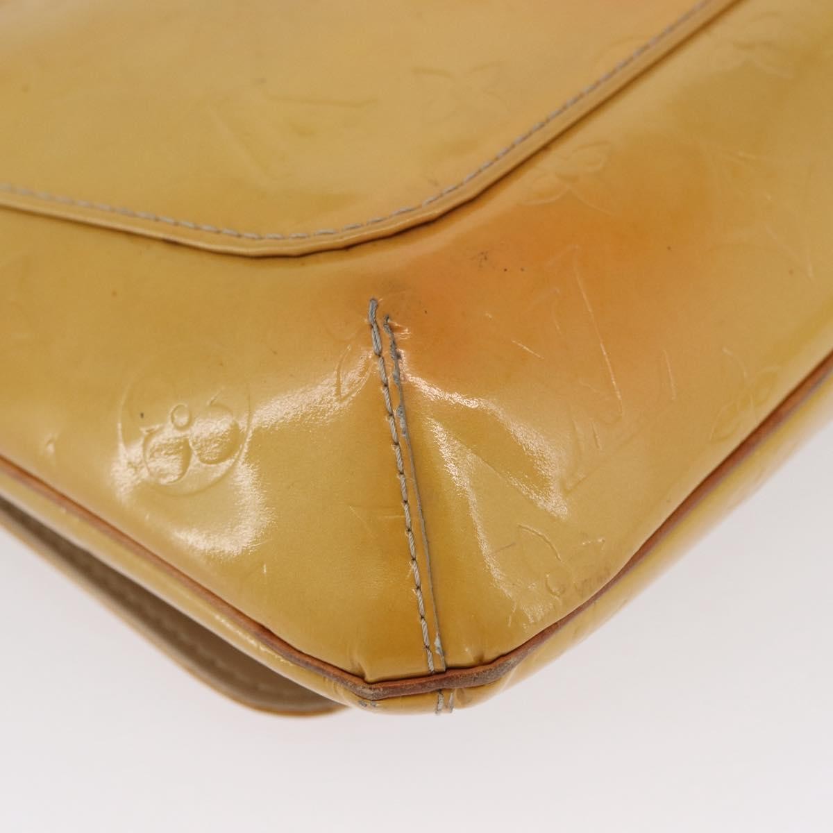 Louis Vuitton Thompson Street Monogram Vernis Beige Patent_Leather Shoulder Bag Bag (Pre-Owned)