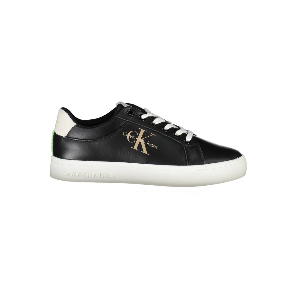 Calvin Klein Black Polyester Women Women's Sneaker
