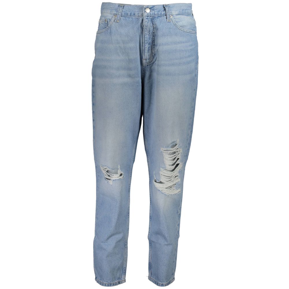 Calvin Klein Azzurro Cotton Woman Women's Jeans