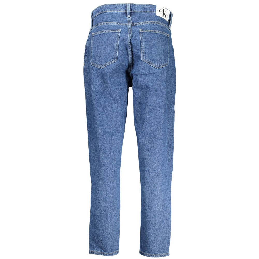 Calvin Klein Blue Cotton Women Women's Jeans