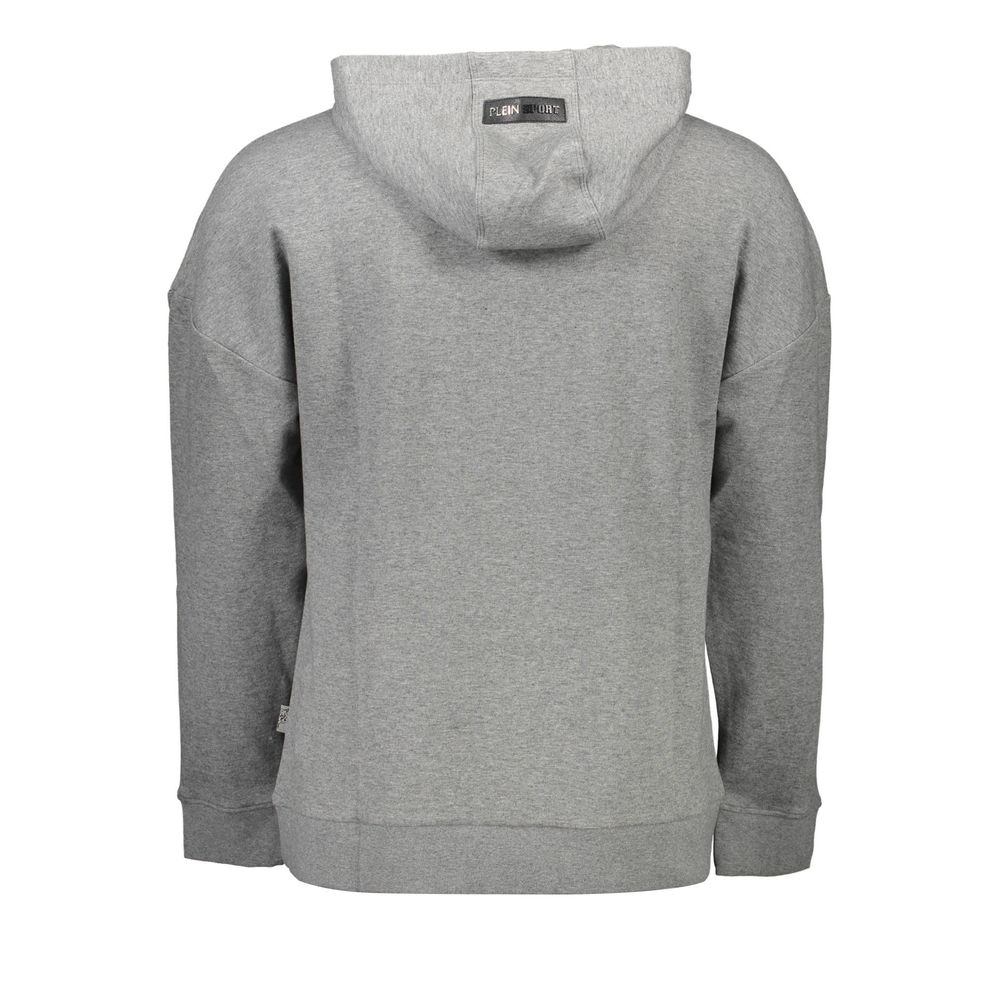 Plein Sport Grigio Cotton Men Men's Sweatshirt