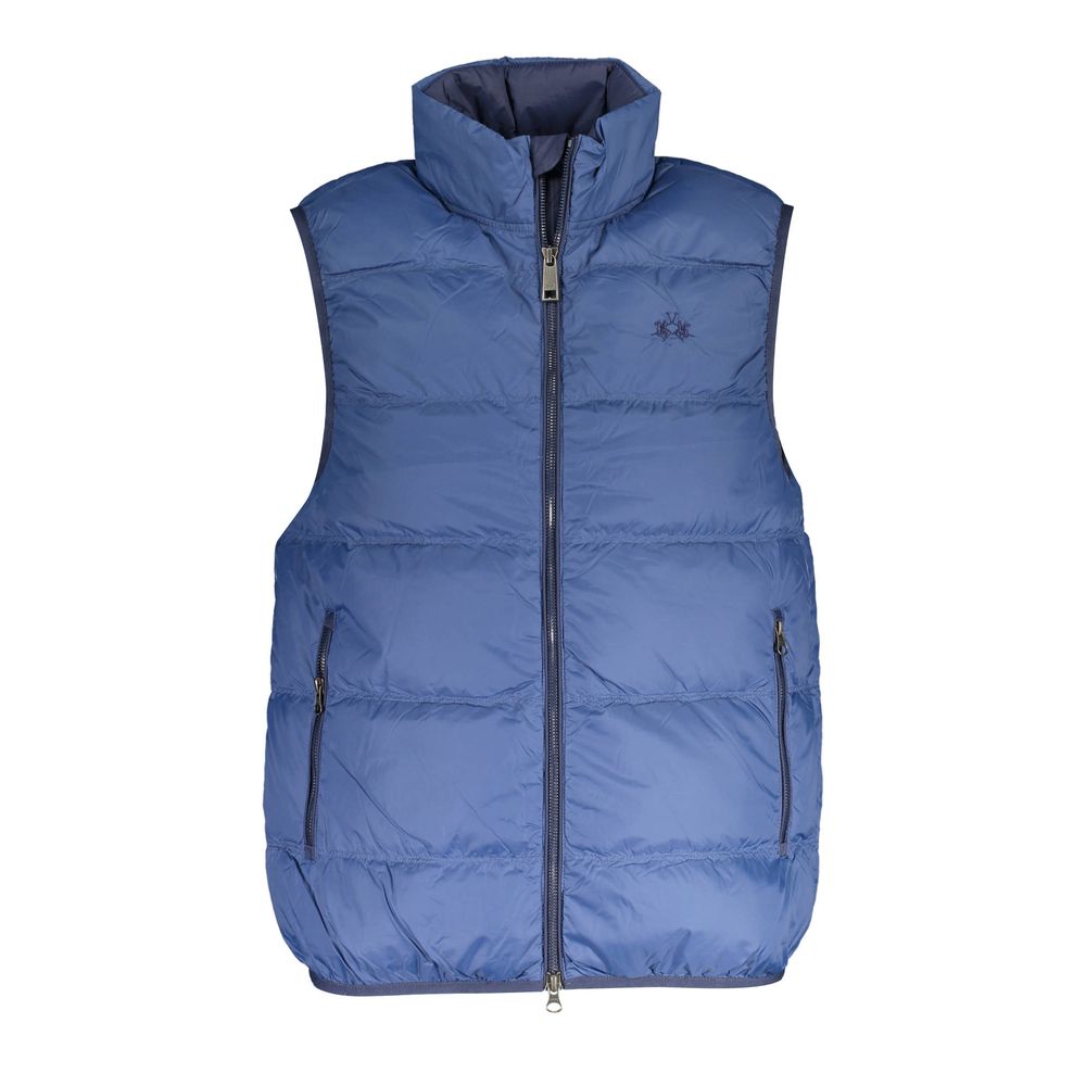 La Martina Blue Polyamide Men's Men's Vest