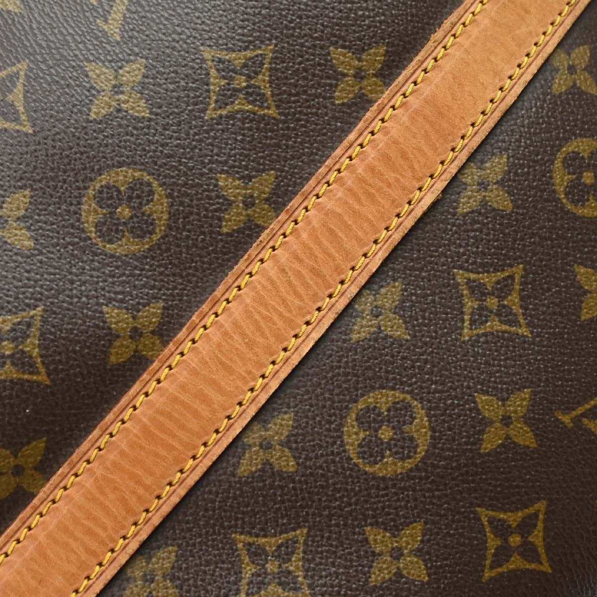 Louis Vuitton Keepall Bandouliere Monogram Canvas Brown Canvas Travel Bag Bag (Pre-Owned)