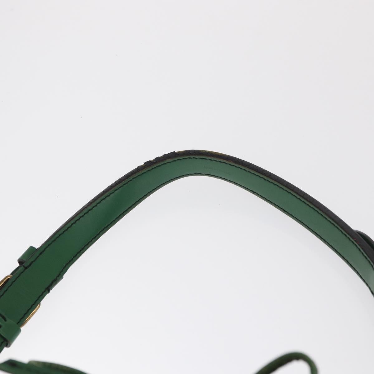 Louis Vuitton Bicolor Petit Noe Epi Leather Green Leather Shoulder Bag Bag (Pre-Owned)