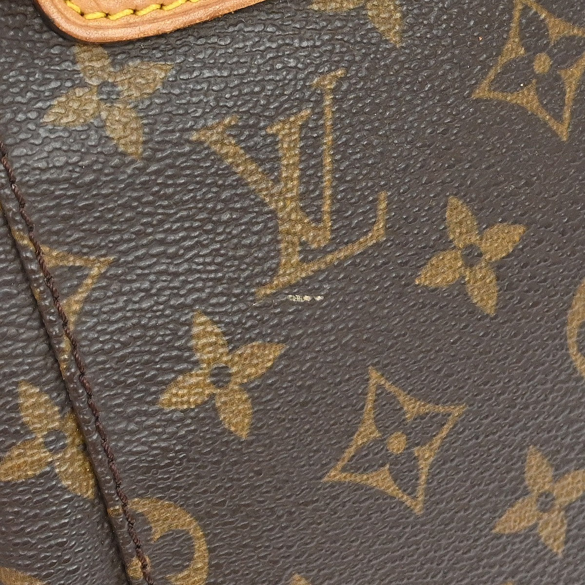 Louis Vuitton Vintage Montsouris Monogram Canvas Brown Canvas Backpack Bag (Pre-Owned)