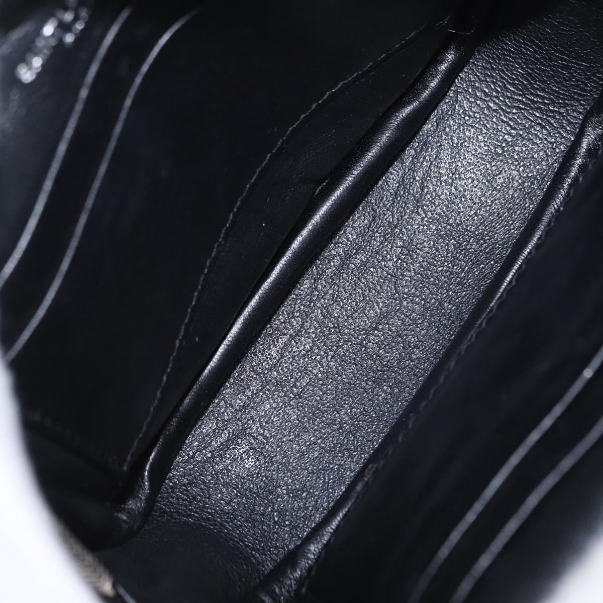 Saint Laurent Classic Monogram Blogger Patch Embellished Leather Black Leather Crossbody Bag Bag (Pre-Owned)
