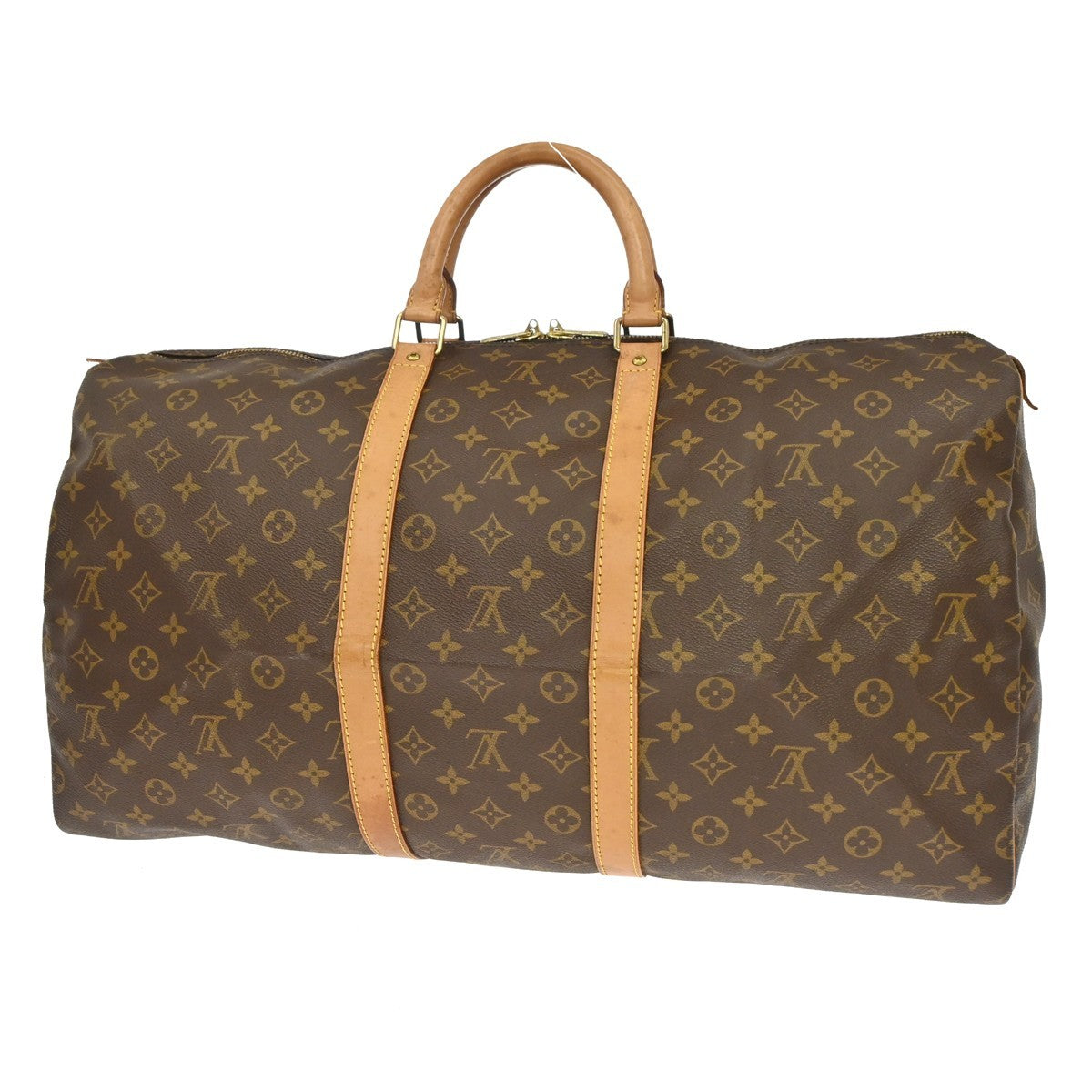 Louis Vuitton Keepall Monogram Canvas Brown Canvas Travel Bag Bag (Pre-Owned)