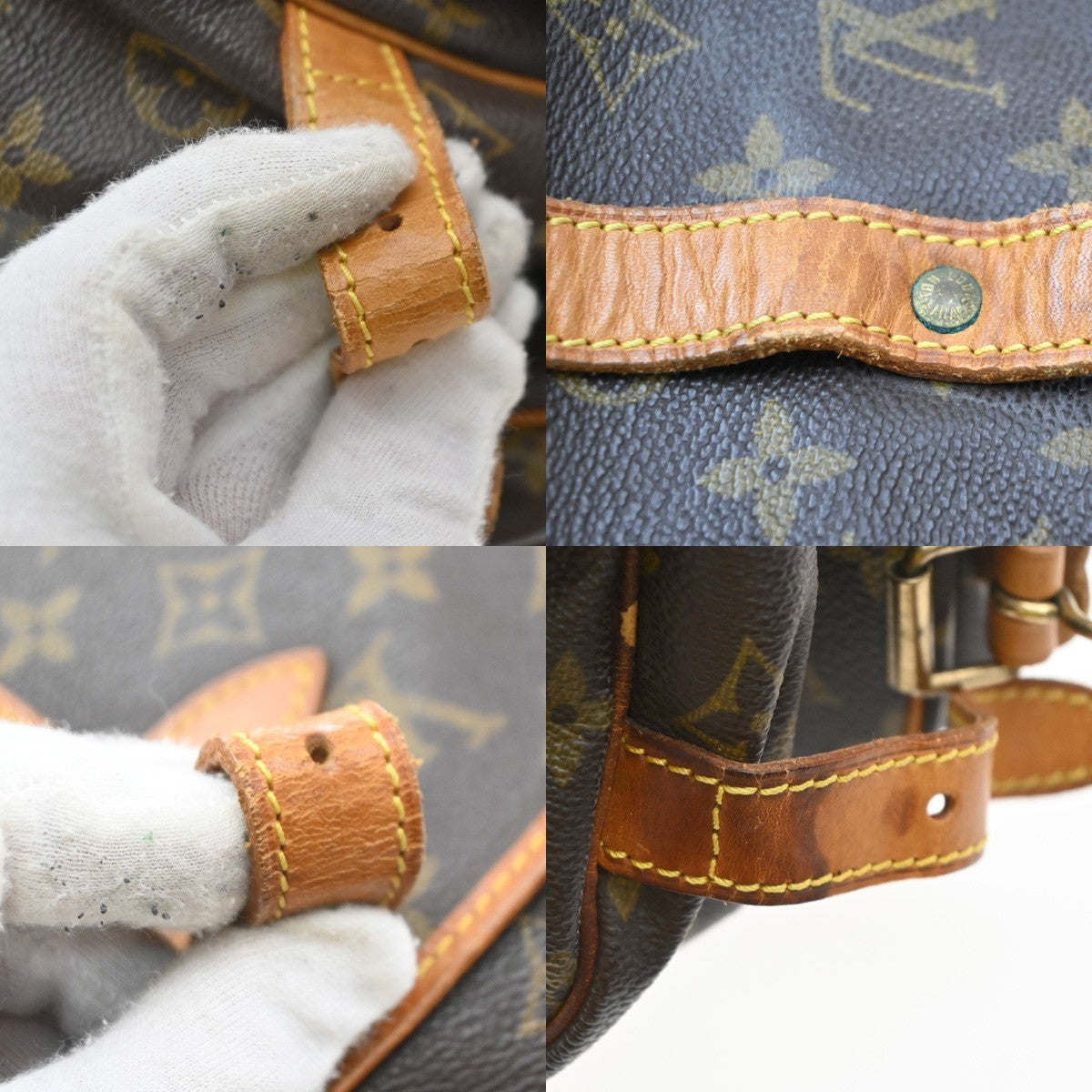 Louis Vuitton Saumur Monogram Brown Canvas Shoulder Bag Bag (Pre-Owned)