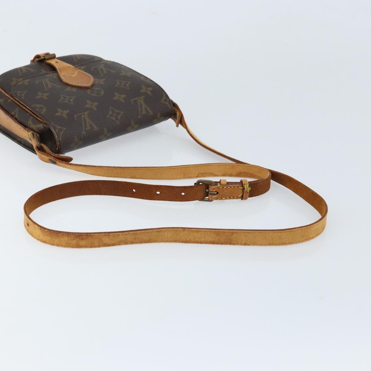 Louis Vuitton Cartouchiere Monogram Canvas Brown Canvas Shoulder Bag Bag (Pre-Owned)