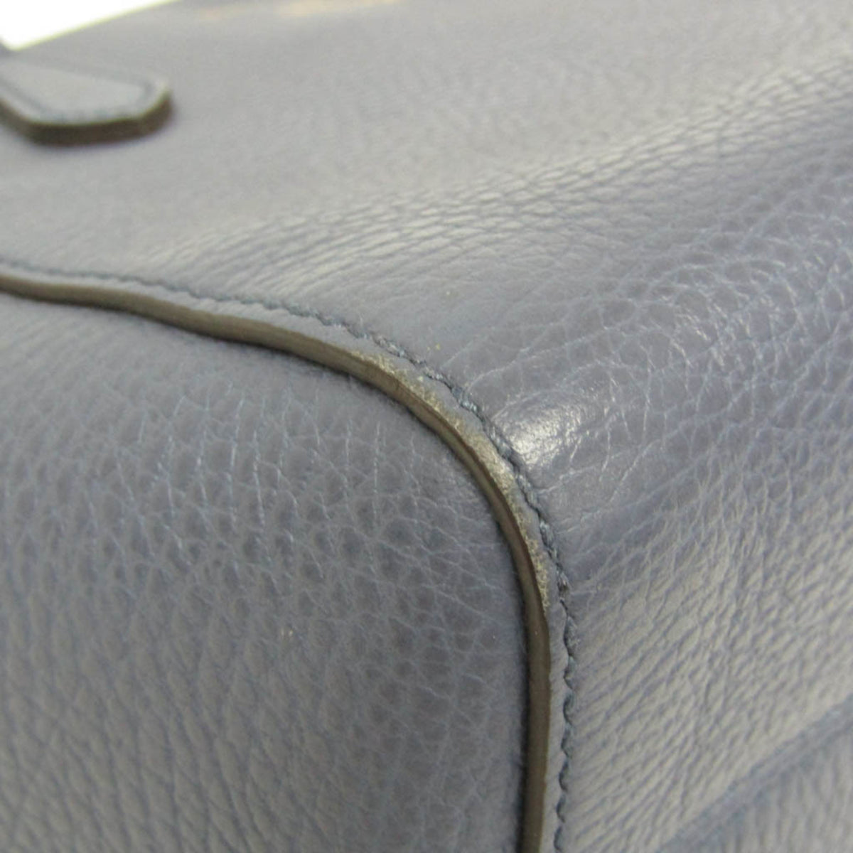 Gucci Swing Leather Blue Leather Tote Bag Bag (Pre-Owned)