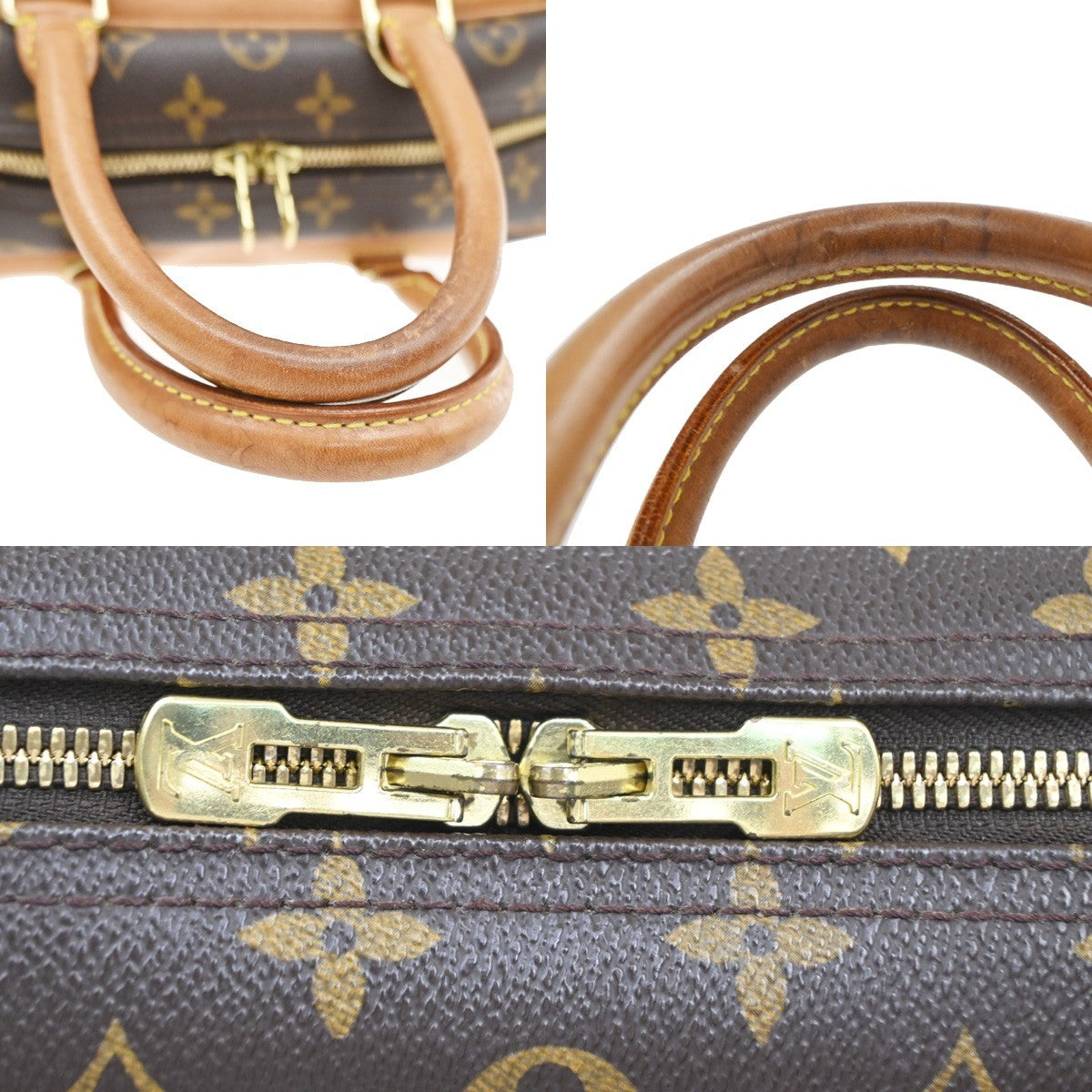 Louis Vuitton Trouville Monogram Canvas Brown Canvas Handbag (Pre-Owned)