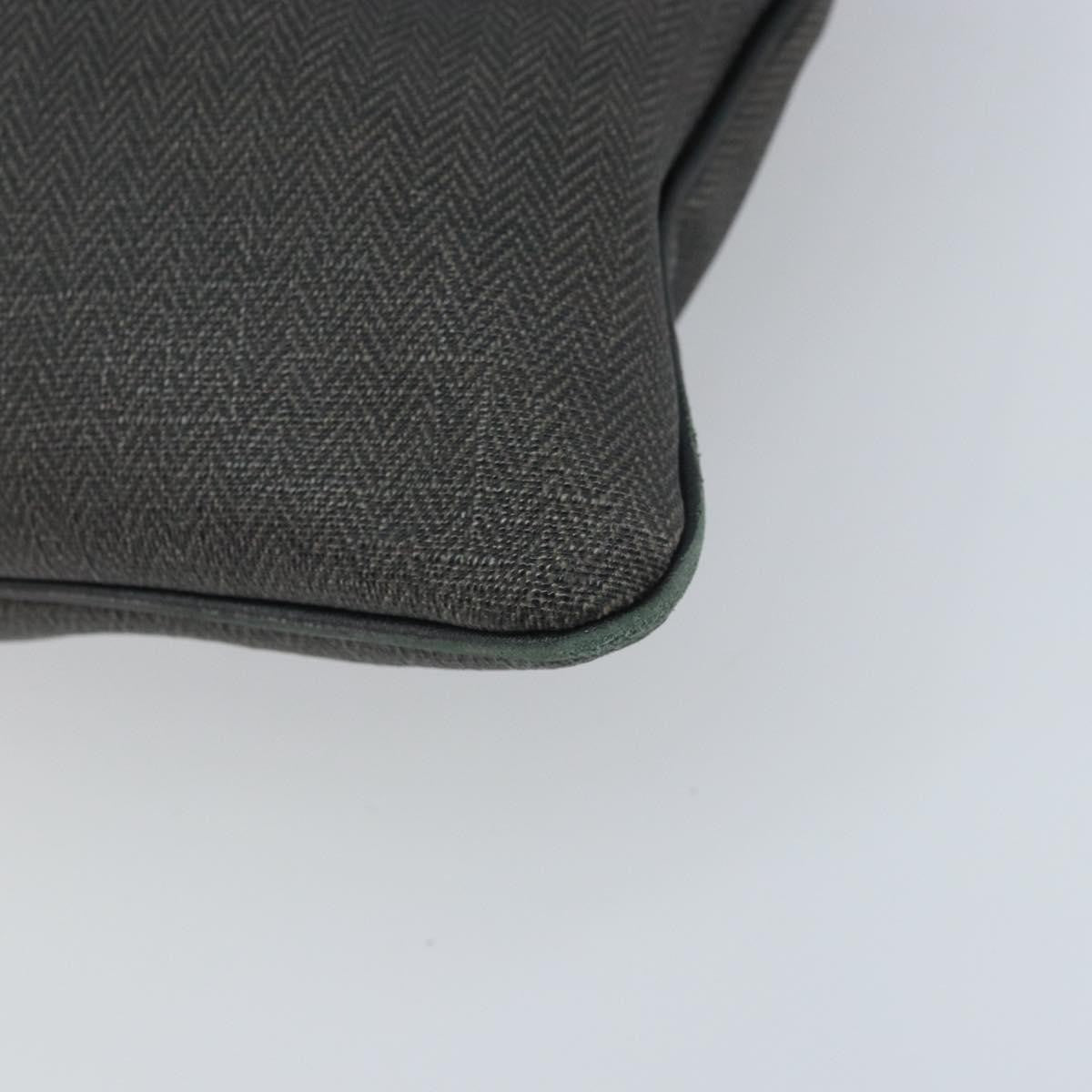 Bvlgari Shoulder Canvas Gray Canvas Shoulder Bag Bag (Pre-Owned)