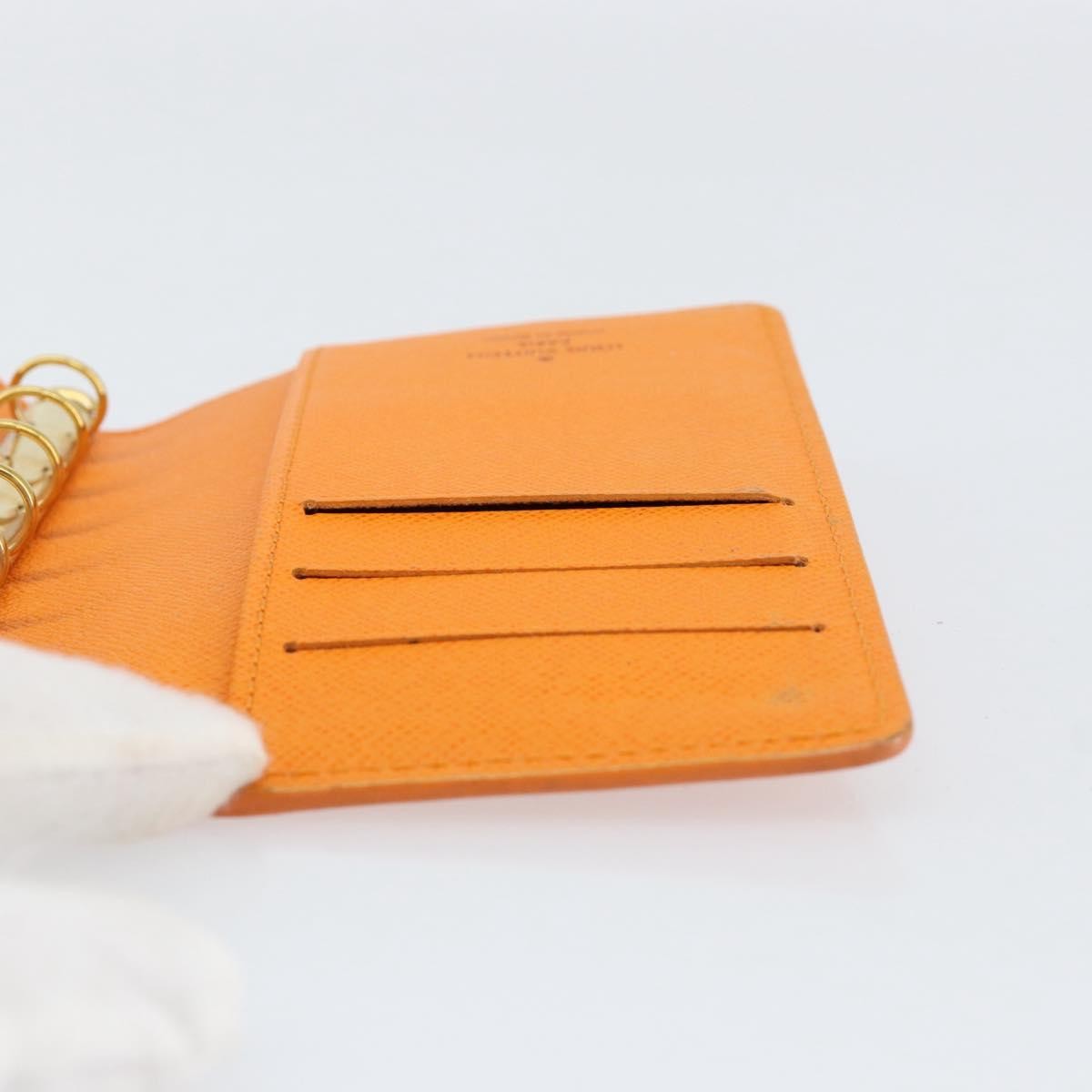 Louis Vuitton Agenda Cover Epi Leather Orange Leather Wallets Accessory (Pre-Owned)