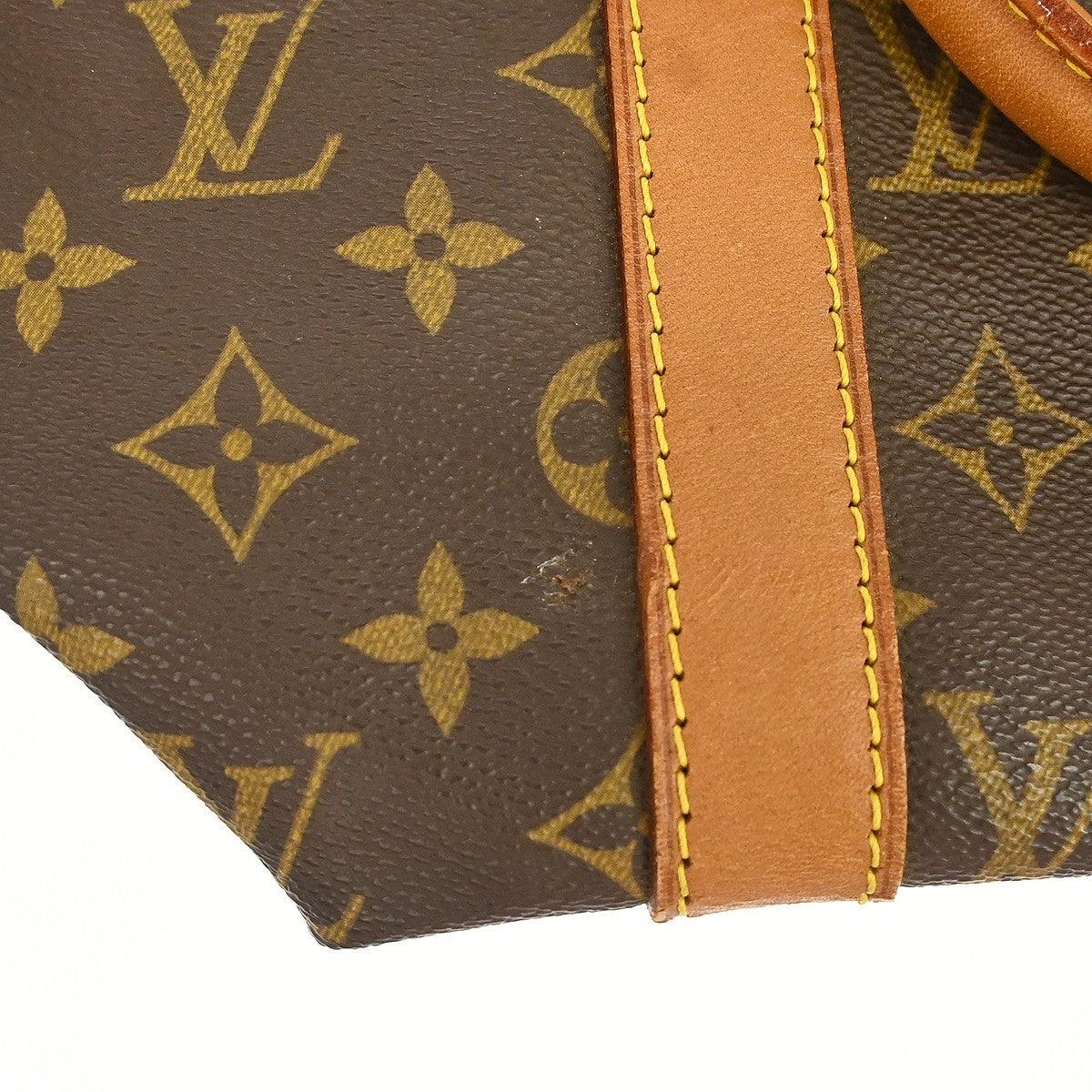 Louis Vuitton Keepall Monogram Canvas Brown Canvas Travel Bag Bag (Pre-Owned)
