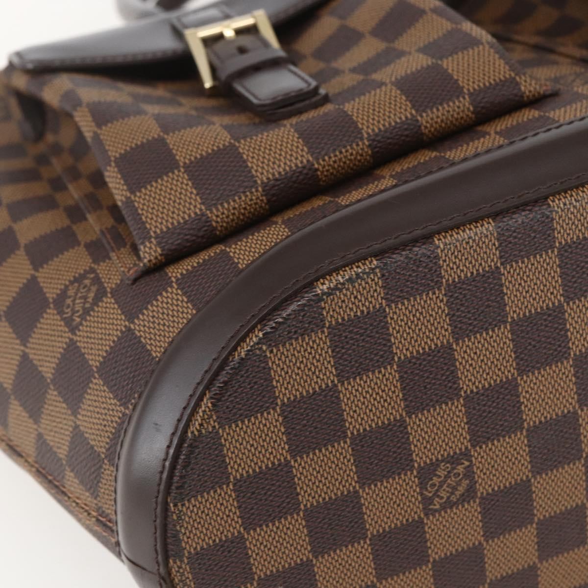 Louis Vuitton Manosque Damier Brown Canvas Handbag (Pre-Owned)