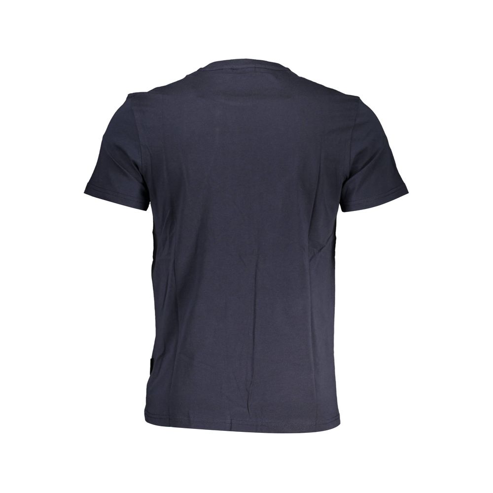 Napapijri Blue Cotton Men Men's T-Shirt