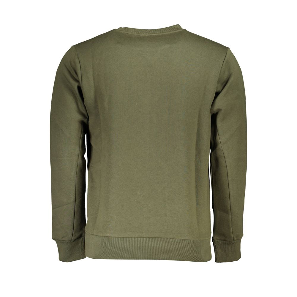 U.S. Grand Polo Elegant Green Crew Neck Men's Sweatshirt