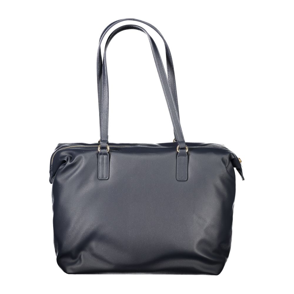Tommy Hilfiger Blue Polyester Women Shoulder Women's Bag