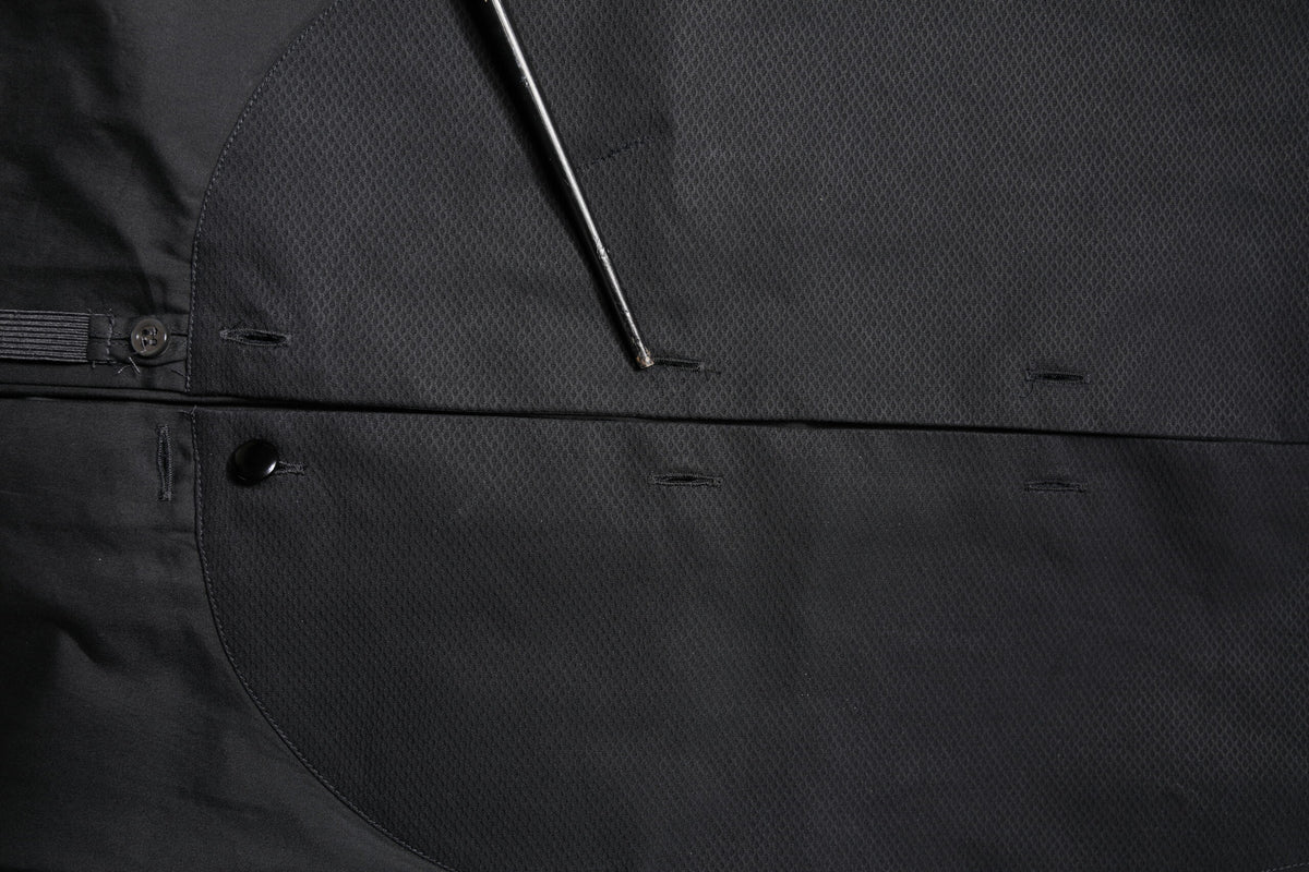 Emporio Armani Black Cotton Long Sleeves Formal Dress Men's Shirt (Pre-Owned)