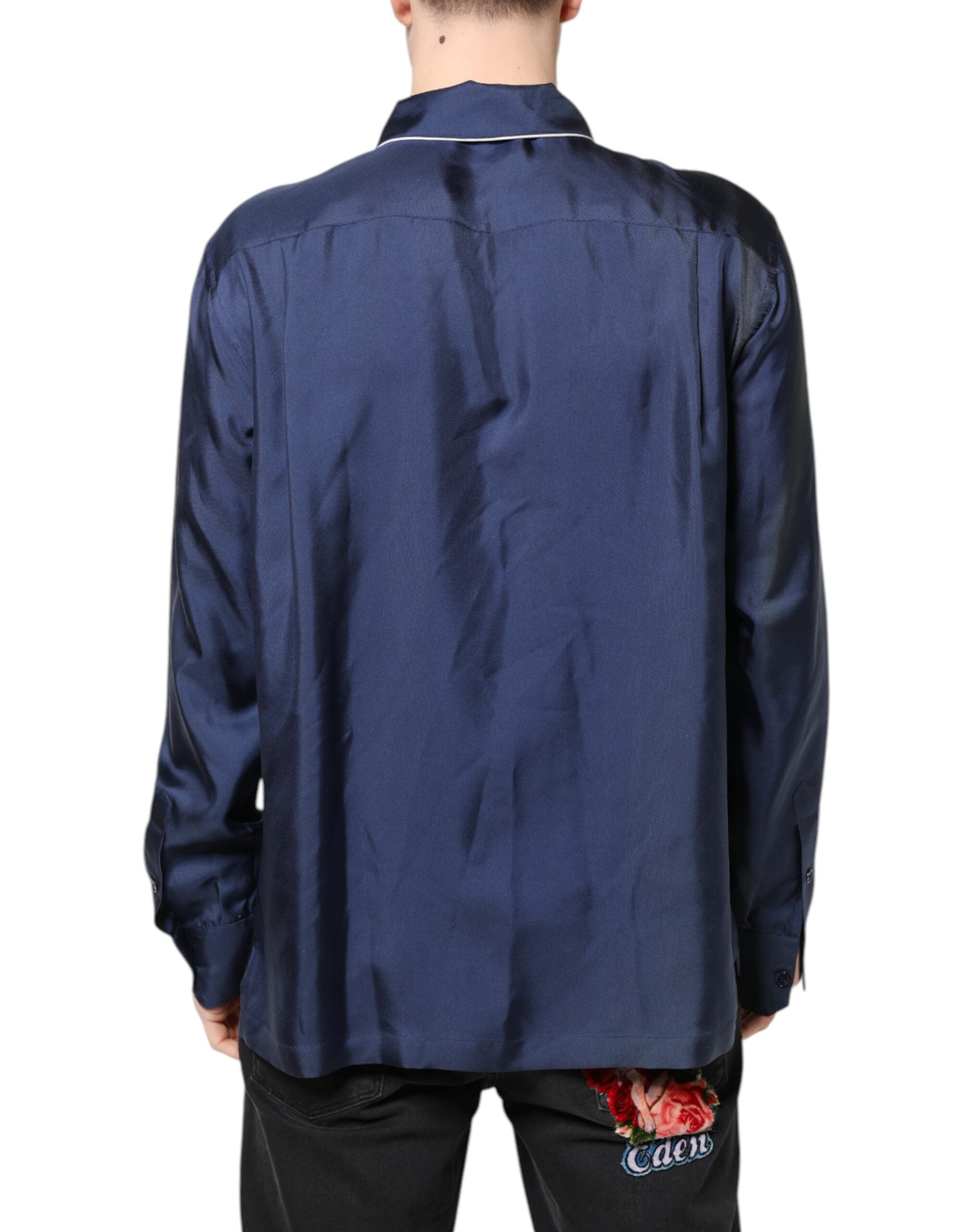 Dolce & Gabbana Multicolor Lounge Pajama Sleepwear Men's Shirt (Pre-Owned)