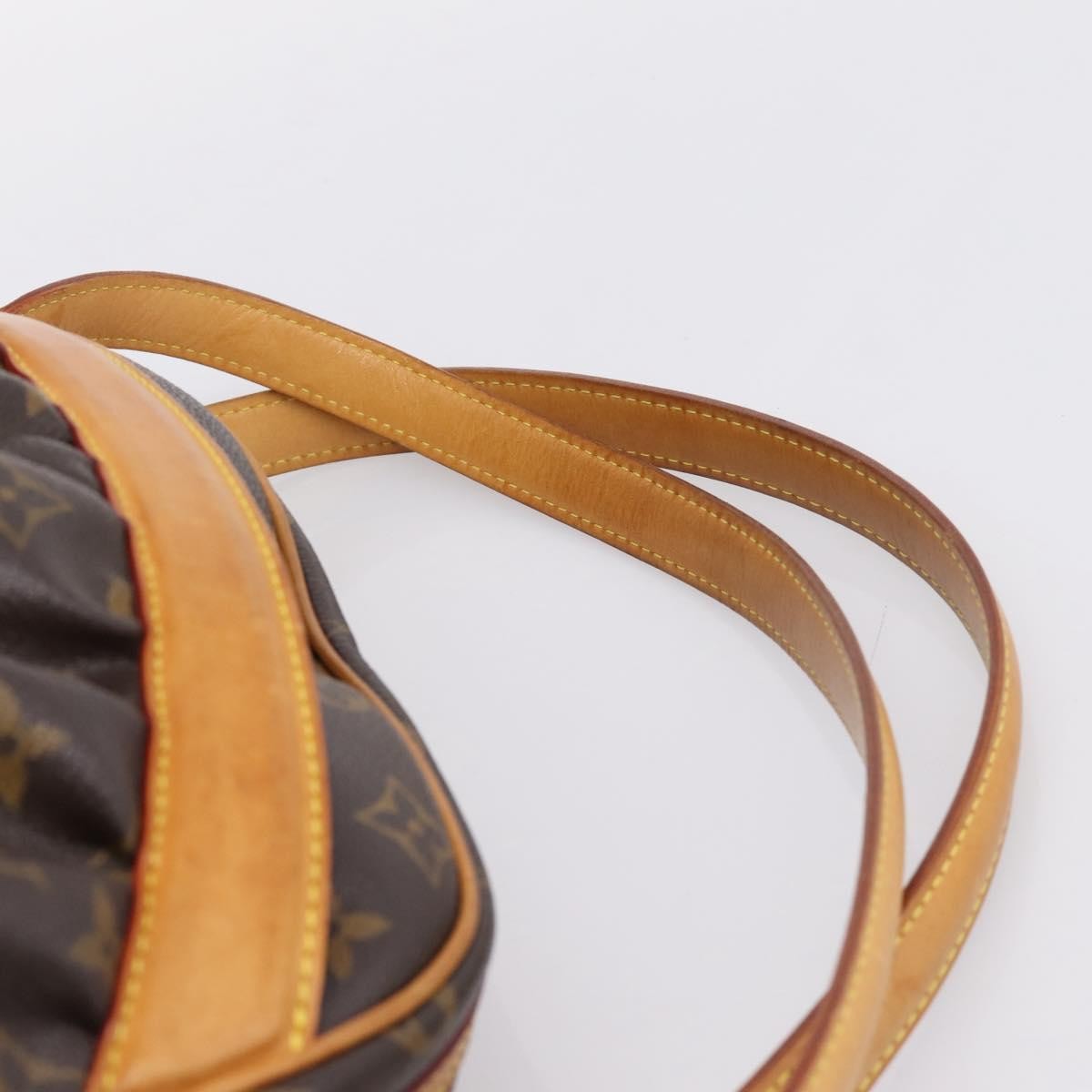 Louis Vuitton Clara Handbag Monogram Canvas Brown Canvas Handbag (Pre-Owned)