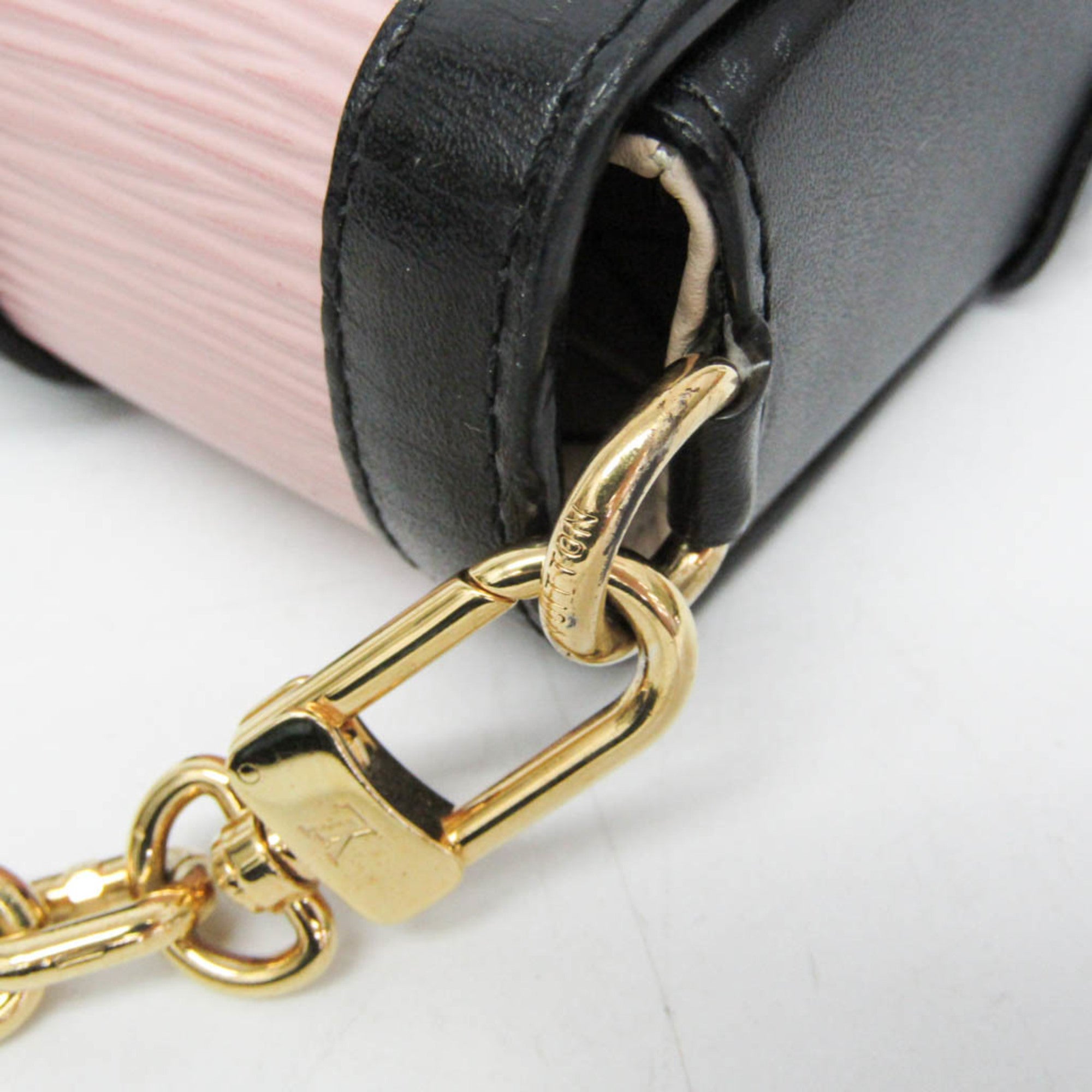 Louis Vuitton Vertical Trunk Pochette Epi Leather Black Leather Clutche & Pouche Bag (Pre-Owned)