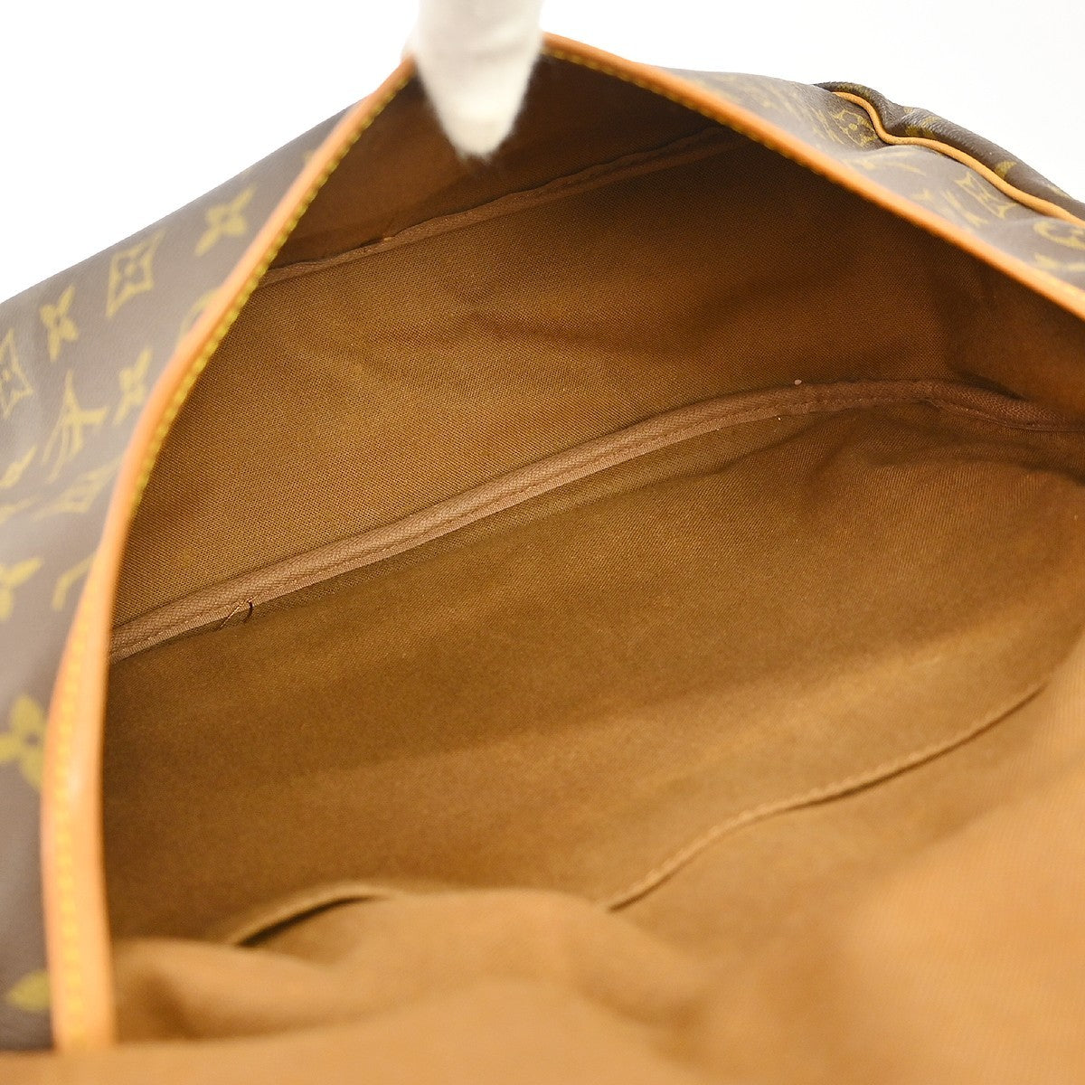 Louis Vuitton Saumur Monogram Canvas Brown Canvas Shoulder Bag Bag (Pre-Owned)
