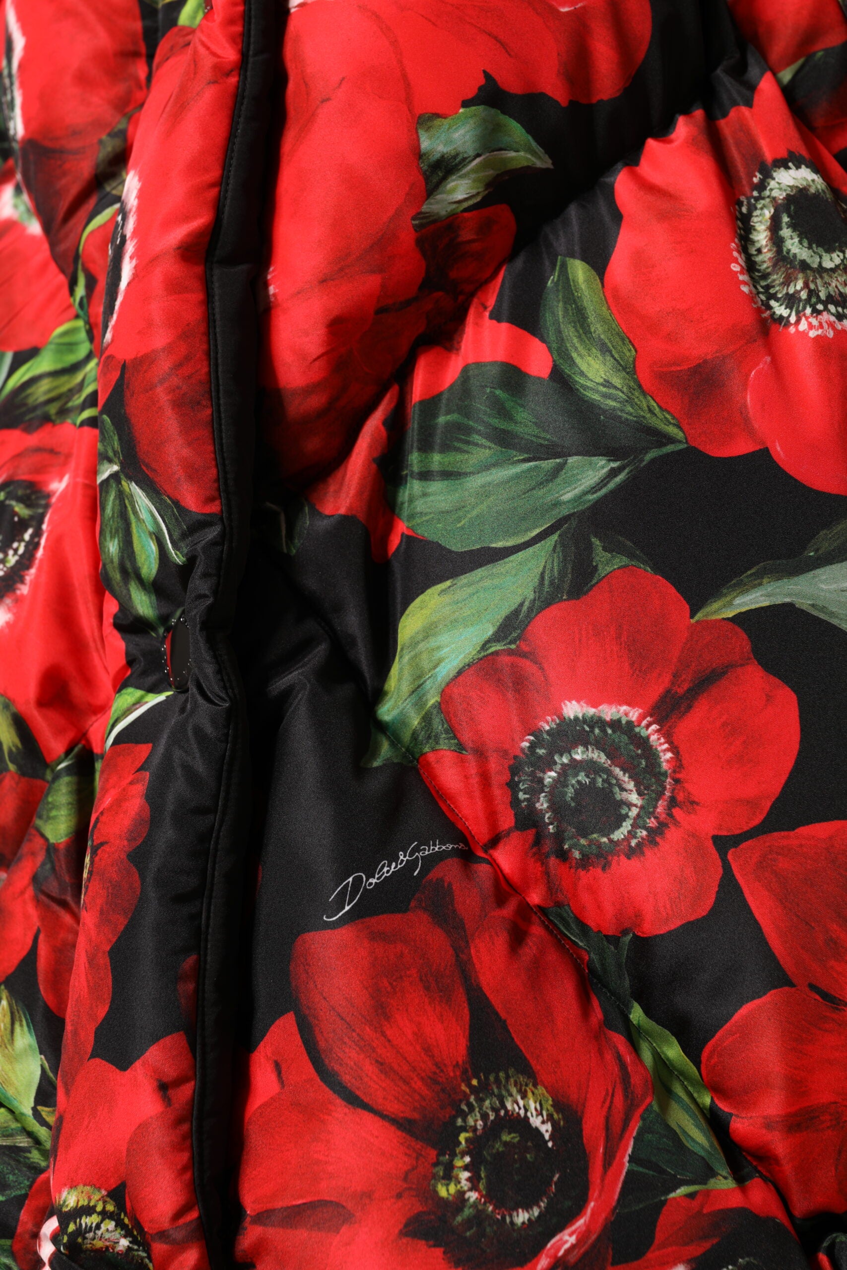 Dolce & Gabbana Multicolor Floral Full Zip Padded Women's Jacket