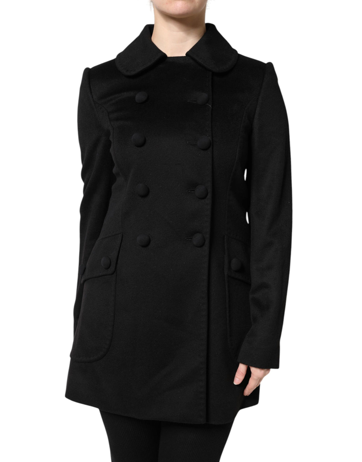 Dolce & Gabbana Black Wool Sartoria Italiano Blazer Women's Jacket