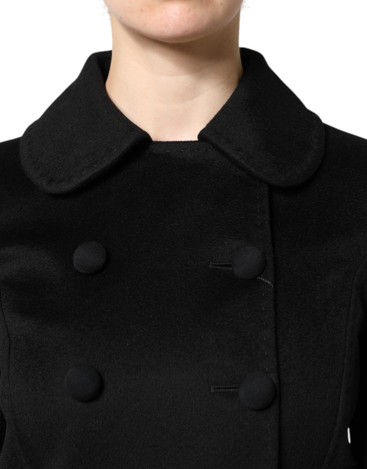 Dolce & Gabbana Black Wool Sartoria Italiano Blazer Women's Jacket