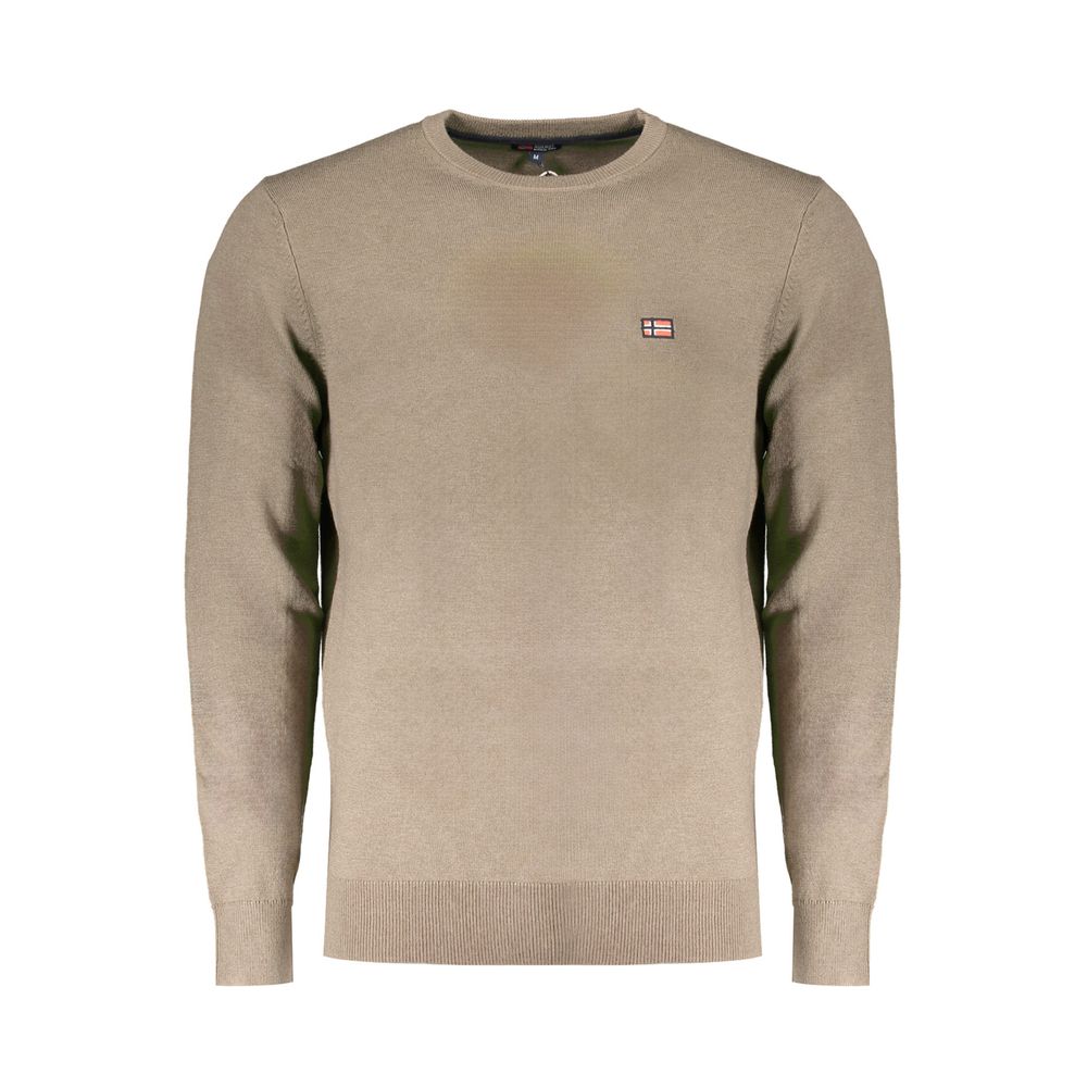 Norway 1963 Brown Wool Men Men's Sweater