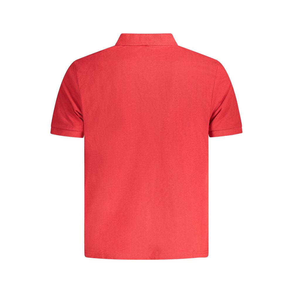 North Sails Red Cotton Men Polo Men's Shirt
