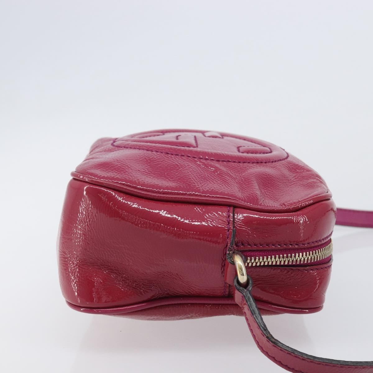 Gucci Soho Disco Patent Pink Patent_Leather Crossbody Bag Bag (Pre-Owned)