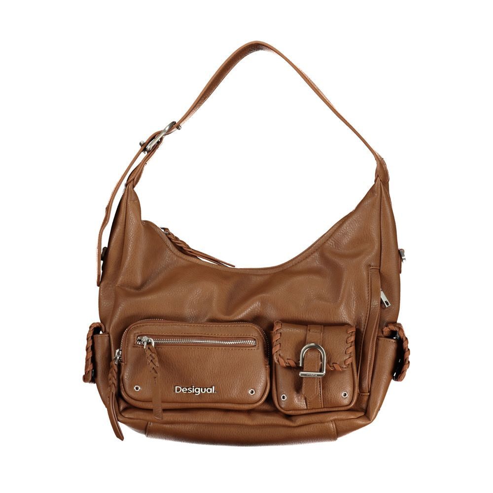 Desigual Brown Polyethylene Women's Handbag