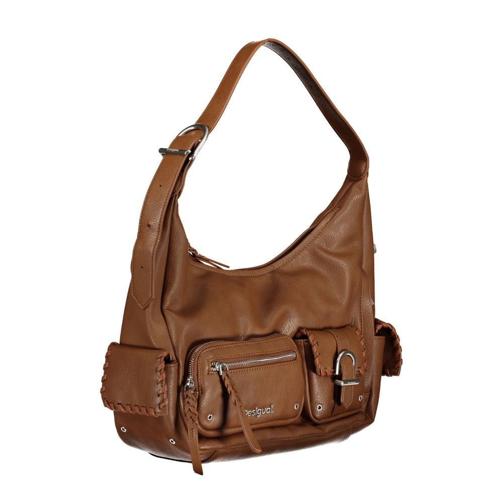 Desigual Brown Polyethylene Women's Handbag