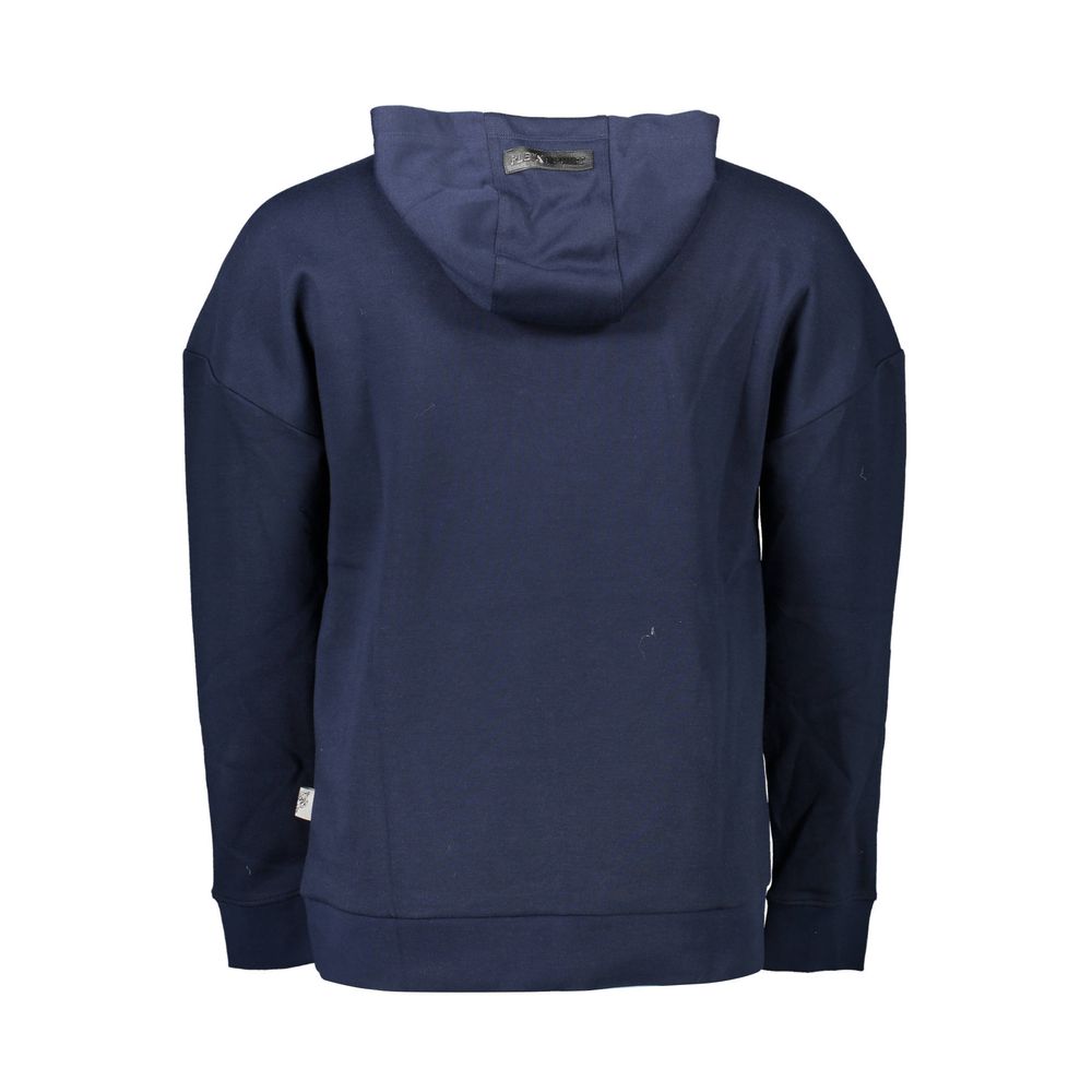 Plein Sport Blue Cotton Men Men's Sweater