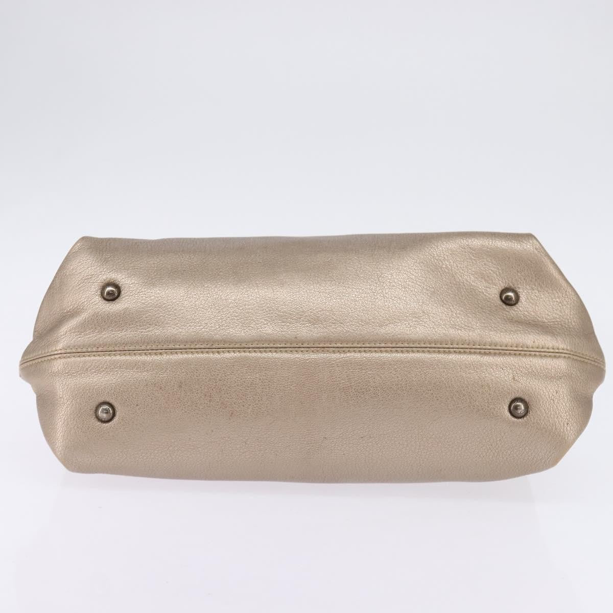 Salvatore Ferragamo Sofia Satchel Leather Beige Leather Bag (Pre-Owned)