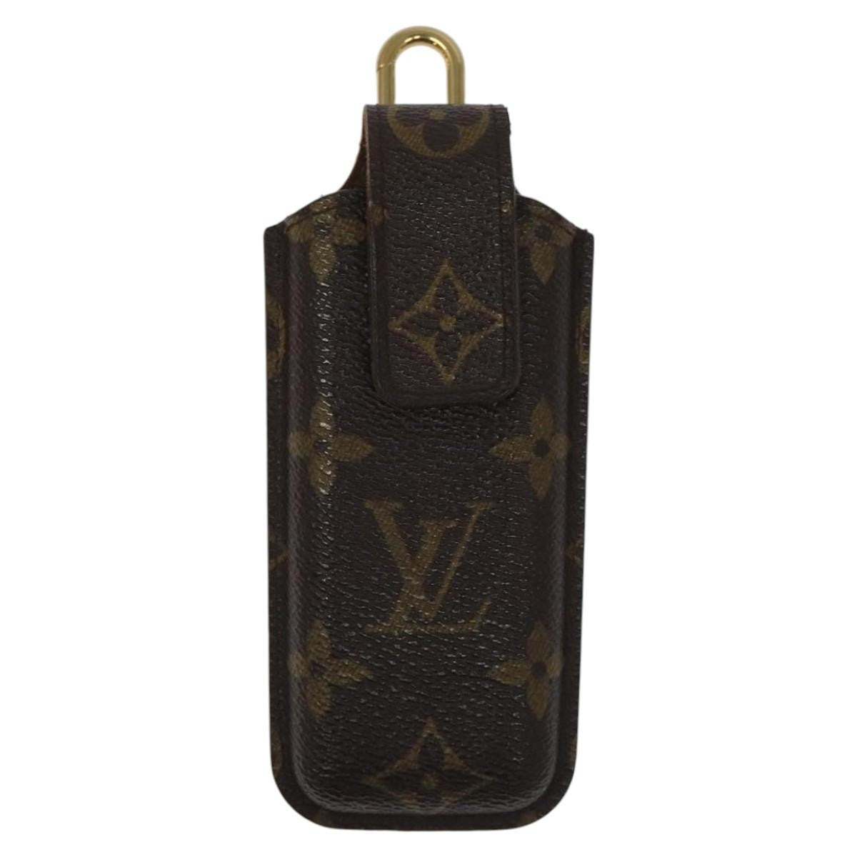 Louis Vuitton Étui Téléphone Monogram Canvas Brown Canvas Tech Accessory Accessory (Pre-Owned)