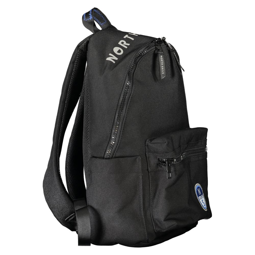 North Sails Black Polyester Men Men's Backpack