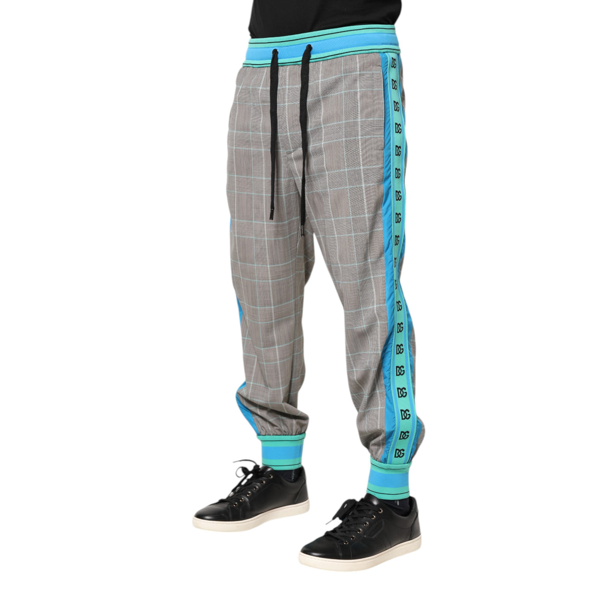 Dolce & Gabbana Multicolor Cotton Men Jogger SweatMen's Men's Pants