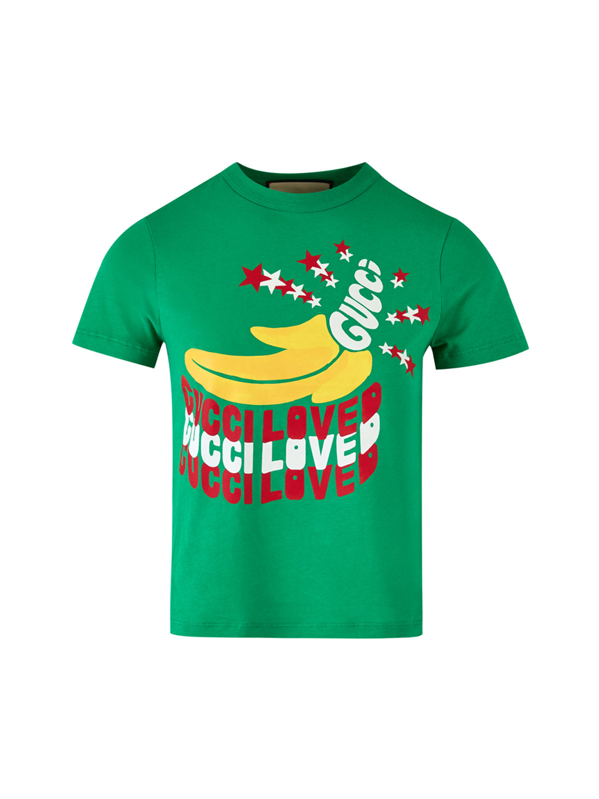 Gucci Green Cotton Logo Women's T-Shirt