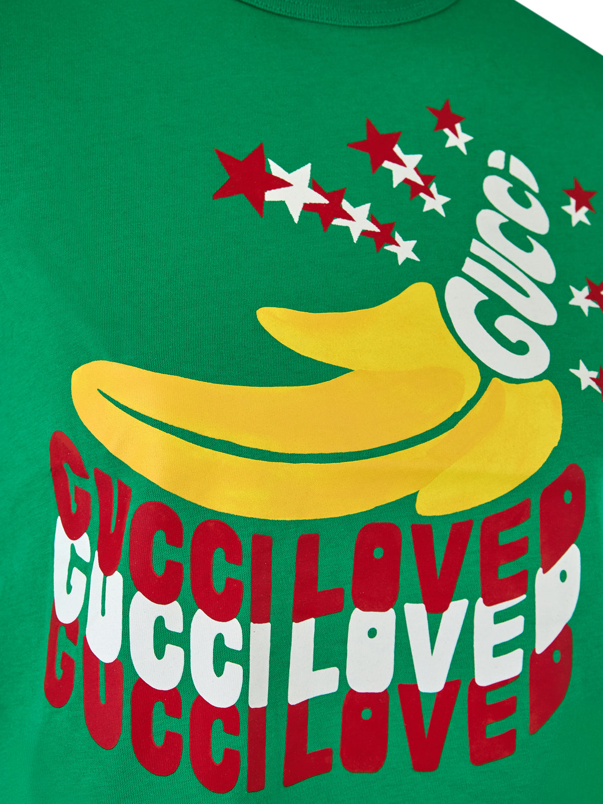 Gucci Green Cotton Logo Women's T-Shirt