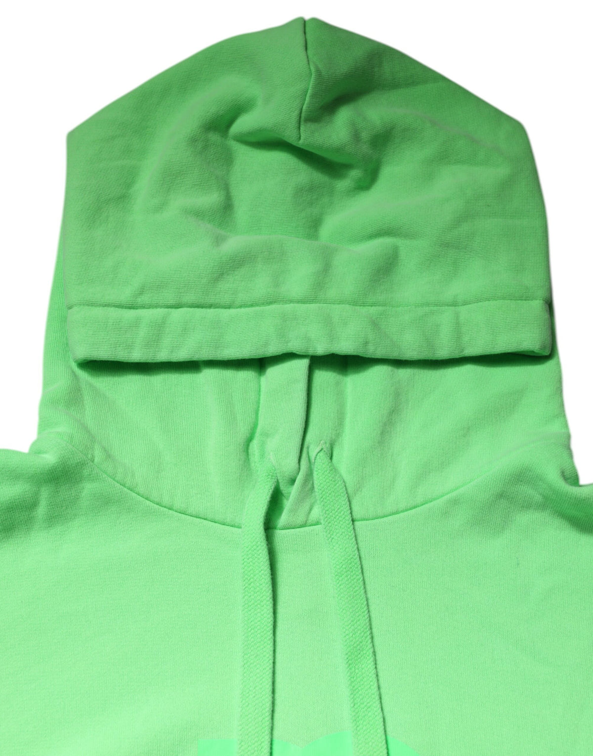 Dolce & Gabbana Green Cotton DG Logo Print Hooded Men's Sweater (Pre-Owned)