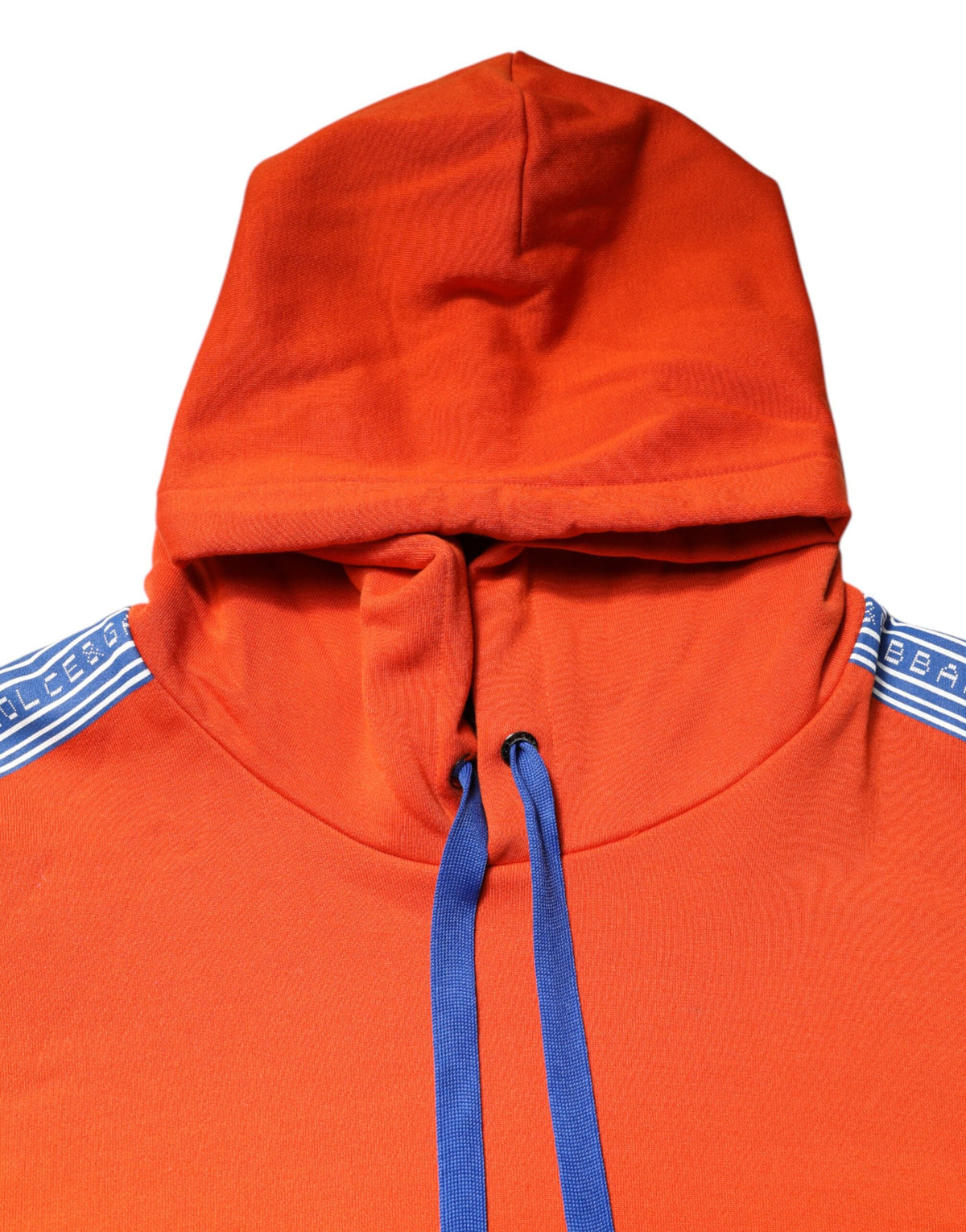 Dolce & Gabbana Orange Cotton Hooded Men Sweatshirt Men's Sweater (Pre-Owned)