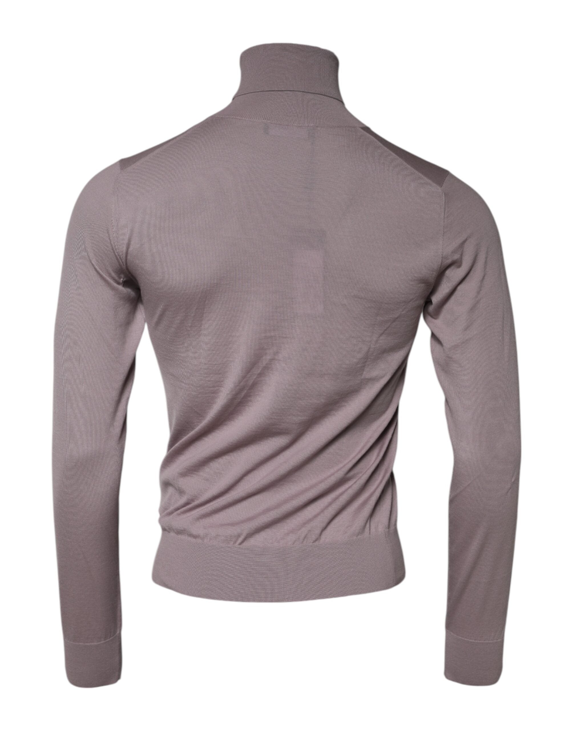 Dolce & Gabbana Brown Cashmere Knitted Men Pullover Men's Sweater