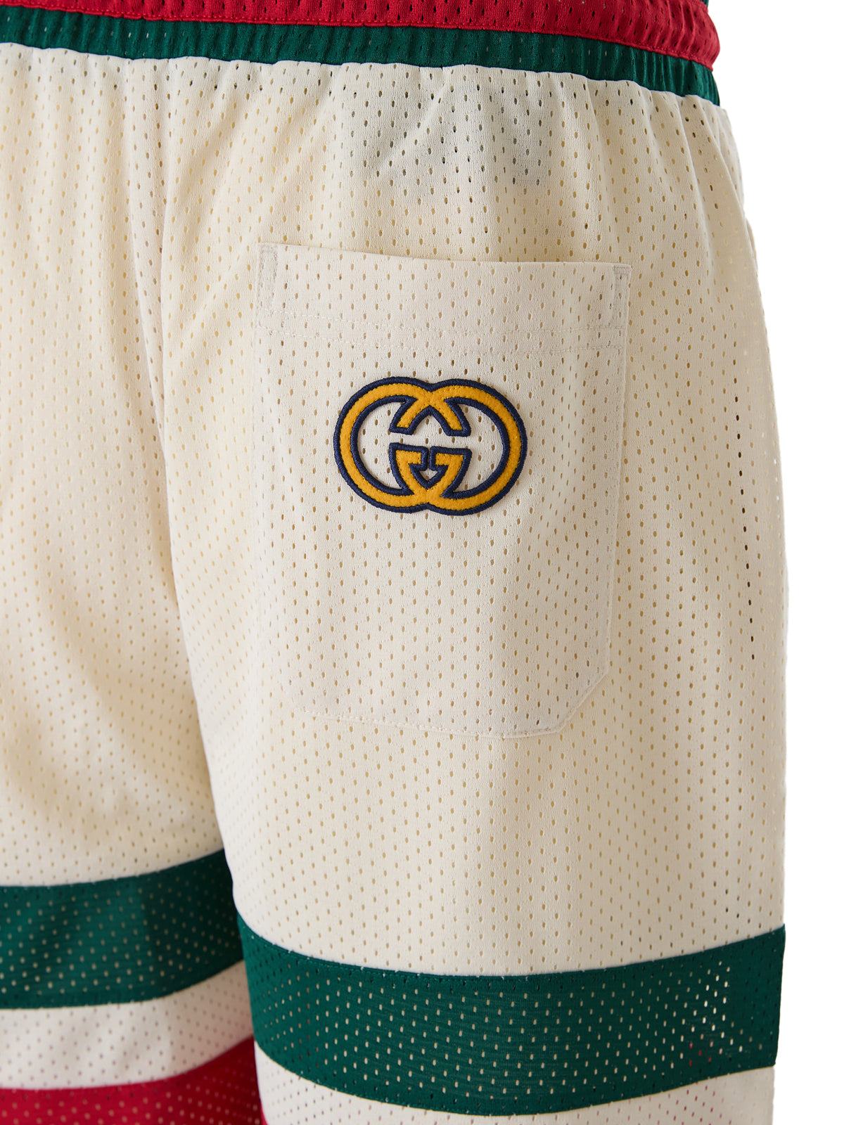 Gucci Cream polyester Logo Men's Shorts