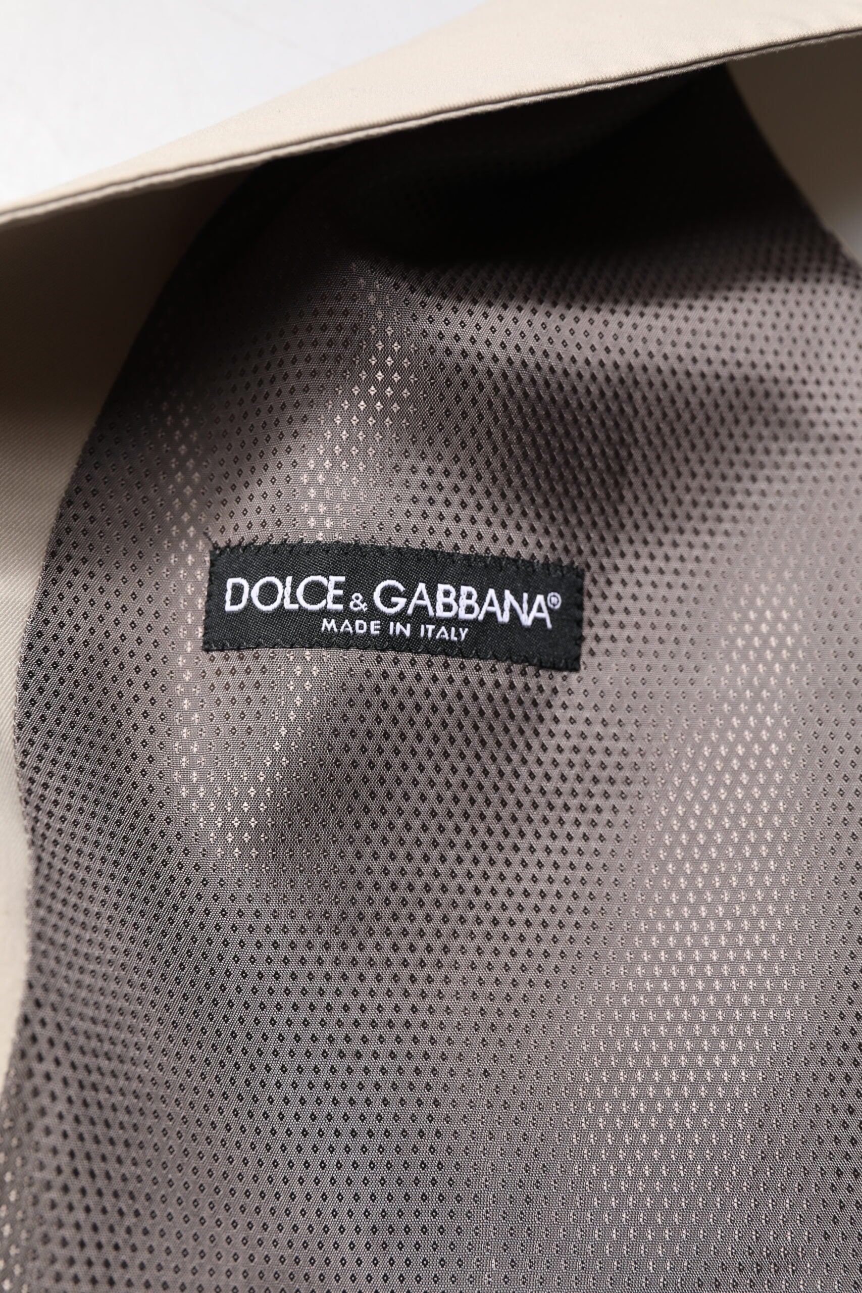 Dolce & Gabbana Beige Gray Dress Men Formal Waistcoat Men's Vest
