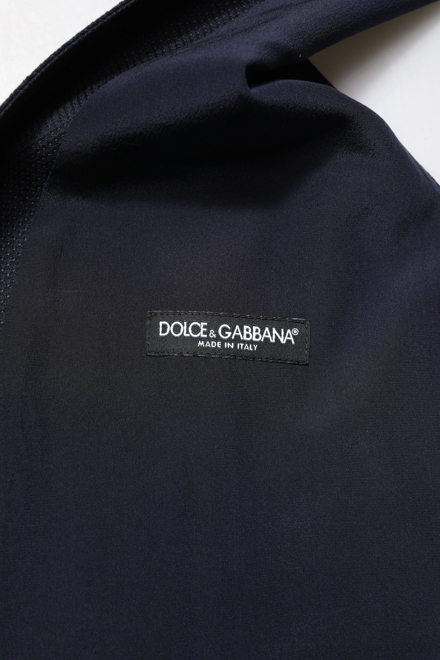 Dolce & Gabbana Black Wool Waistcoat Dress Formal Men's Vest (Pre-Owned)