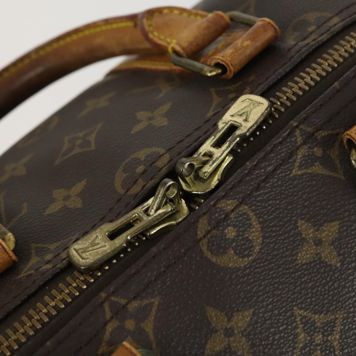 Louis Vuitton Keepall Monogram Canvas Brown Canvas Travel Bag Bag (Pre-Owned)