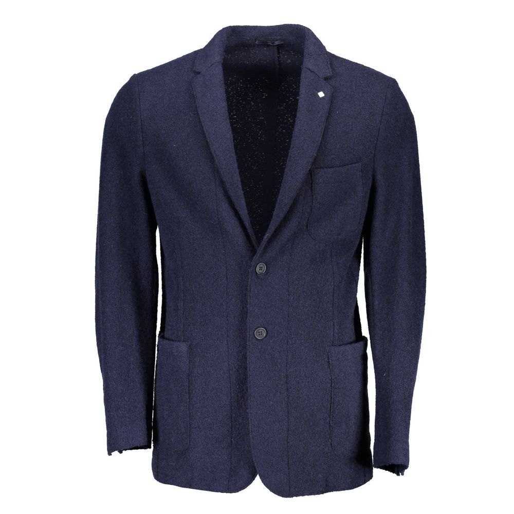 Gant Blu Wool Men Men's Jacket